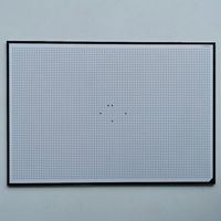 23-1  0.01mm Papan Kalibrasi Kotak-kotak Kaca Presisi Tinggi 17.5*17.5cm untuk Visi 3D, Pemindaian 3D, dan Inspeksi