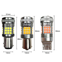 Nouvelles ampoules LED BAOBAO anti-stroboscopiques pour clignotants de voiture T20 1156 1157 3030 36SMD, feux de freinage et feux de recul