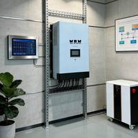 Système de stockage d'énergie solaire autonome tout-en-un 20kW 40kWh, onde sinusoïdale pure, efficacité de pointe 97%, batterie LiFePO4 pour la sauvegarde à domicile