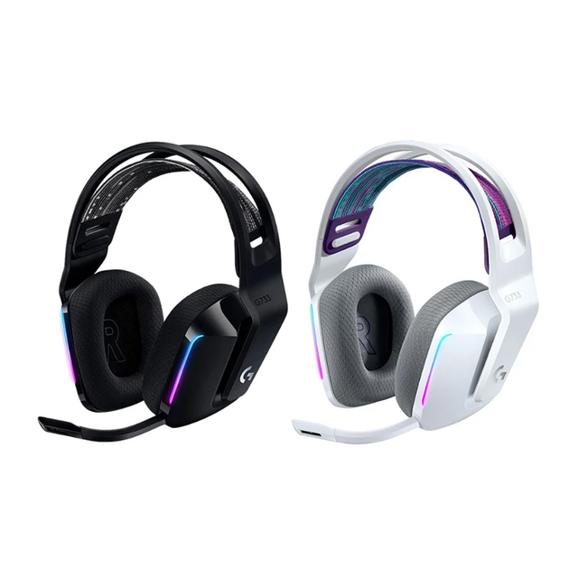 Original Logitech G733 Rgb Sound Led Lightspeed Light Foldable Colorful Black Wireless Sound Headset Gaming Earphones