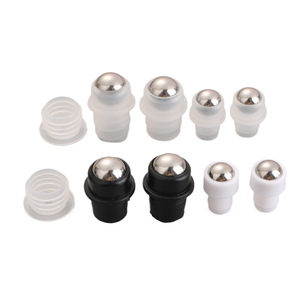 Accesorios de Suministro: Gotero de Vidrio Transparente de <span class=keywords><strong>13</strong></span>-16 mm con Anillo Dorado, Anillo Plateado, Anillo Blanco y Negro, y Tapón Blanco y Negro - Product Image 1