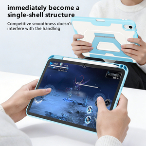 เคส <span class=keywords><strong>iPad</strong></span> รุ่นที่ 10/11 A16 Air 5 10.9 <span class=keywords><strong>Pro</strong></span> 11 นิ้ว M2/M3/M4 แบบแม่เหล็กพับได้ ป้องกันการกระแทก พร้อมที่วางปากกา ดีไซน์เฉพาะ - Product Image 2