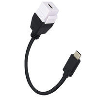 Kabel Ekstensi USB Tipe C Male ke Female, Kabel Data USB 3.1 Snap in Panel Mount untuk Peralatan Komputer