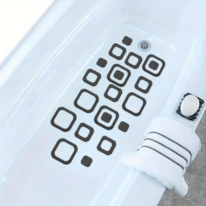 Cinta cuadrada personalizada <span class=keywords><strong>para</strong></span> baño, <span class=keywords><strong>pegatinas</strong></span> antideslizantes <span class=keywords><strong>para</strong></span> bañera, calcomanías antideslizantes, duchas, barcos - Product Image 1