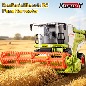 Tractor Agrícola RC SJY-6618 a Escala 1/24, 2.4G, 15 Canales, Juguete para Niños, Cosechadora RC con Sonidos, Luces y Pulverizador - Product Image 1