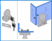 Ensemble de serrures à came en alliage de zinc pour tiroirs et armoires, serrures de remplacement sécurisées avec différents types de came pour meubles et bureaux