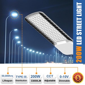 ไฟถนน NGTlight สำหรับลานจอดรถ ไฟส่องสว่างภายนอกอาคาร กันน้ำระดับ IP65 กำลังไฟ 100w 150w 200w หลอดไฟ LED - Product Image 1