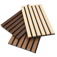 Paneles Acústicos de Madera HAORAN MDF Insonorizantes de 3 Lados con Chapa Técnica AkuPanel, Panel de Sonido para Techo, Altamente Efectivo
