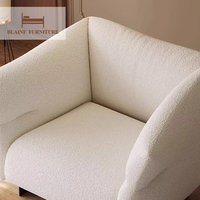 Fauteuil inclinable BLAINE Factory en tissu italien moderne, chaise longue de loisirs, canapé individuel de luxe pour la maison, l'intérieur, le salon, l'hôtel, la chambre