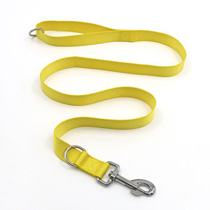 Yellow Solid Color Nylon <b>Dog</b> <b>Leash</b> Durable Simple Style For <b>Dogs</b> - Product Image 1