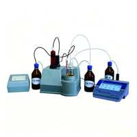 Titreur Karl Fischer intelligent automatique à double électrode en platine, analyseur de teneur en humidité avec fonction d'exportation des données