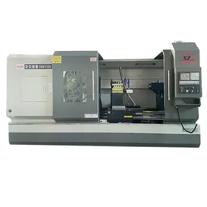 Máquina CNC de cama plana marca Shenzhong, máquina de torno cnc de torneado de metal de precisión, precio ck61125 ck61140 ck61160