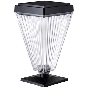Solar Powered Pillar <b>Lights</b> Solar Led Garden <b>Light</b> RGB <b>Landscape</b> Square Lawn Bollard Outdoor IP65 Waterproof Eco-friendly 3.7V - Product Image 2