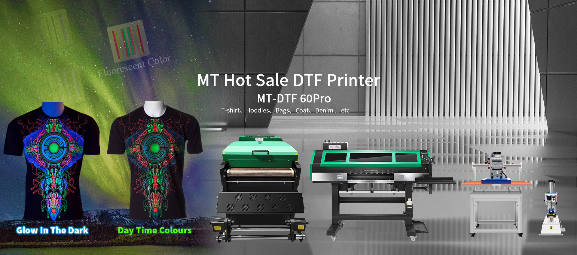 2022 Top Selling MTuTech Best DTF Printer Printing Machine (40cm ) 60cm  (2 head) 4 head Inkjet T shirt Printing Machine