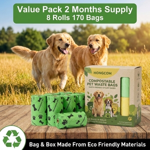 इको फ्रेंडली थोक तैयार स्टॉक एपी एचडीपे डिस्पोजेबल मानक आकार लैवेंडर सुगंधित पालतू जानवरों के बैग रोल - Product Image 3