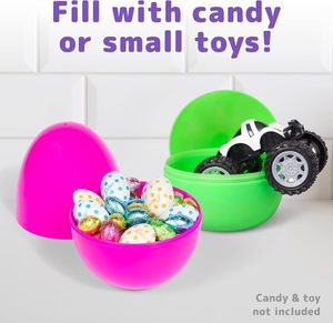 Stocks Wholesale Easter Toys Gifts Decor Blank Empty Fillable Giant <strong>Large</strong> Jumbo 7inch <strong>Plastic</strong> Easter <strong>Eggs</strong> for Easter <strong>Egg</strong> Hunt - Product Image 3