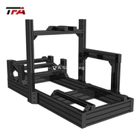 Simulateur de conduite immersif à mouvement complet haute performance VR Car Racing Coopetition Aluminium Sim Rig Seat Sports Entertainment