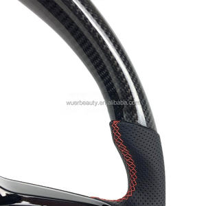 Volant en fibre de carbone au <span class=keywords><strong>prix</strong></span> d'usine pour Volkswagen <span class=keywords><strong>Golf</strong></span> MK7 GTI GTD <span class=keywords><strong>GTE</strong></span> R Polo GTI Tiguan Passat - Product Image 5