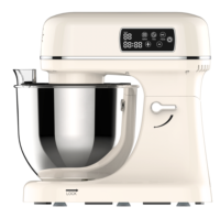 Robot pâtissier électrique 800W 5,7L 12 vitesses avec grand écran LCD et minuteur, mélangeur planétaire de cuisine, personnalisation usine