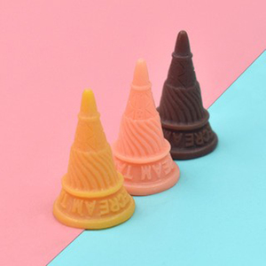 Base de Cono de Helado 3D de Resina, Linda Simulación de Comida en Miniatura, Cabujón para Arte y Manualidades, Decoración DIY - Product Image 5