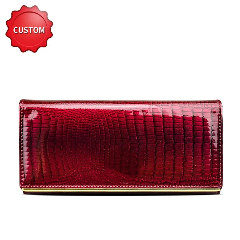 Fashional Luxury Ladies Clutch Party Handbags Purse Crocodile Leather Handmade Wallet Women Married Clutch Evening Bags