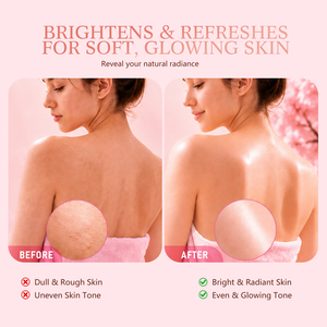 Gel de Ducha Iluminador con Niacinamida y Pétalos de Sakura para Distribuidores Globales, Fragancia Floral Fresca, Gel de Ducha para una Piel Radiante - Product Image 3