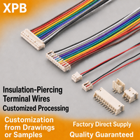 Câble de raccordement avec connecteur XPB JST SH MX GH ZH PH EH XH VH 1.0 1.25 1.5 2.0 2.54 3.96 MM, pas de 2/3/4/5/6 broches