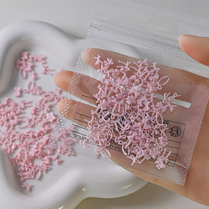 100 pièces <span class=keywords><strong>Macaron</strong></span> bleu ciel nœuds papillon cravates Nail Art décorations 3D nouveau ruban vague arcs résine ongles breloques pour bricolage ongles décorations - Product Image 1