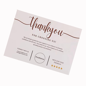 Thẻ tùy chỉnh chào thăm thẻ kinh doanh Quà Tặng bài Cảm ơn bạn thẻ cho doanh nghiệp nhỏ - Product Image 1