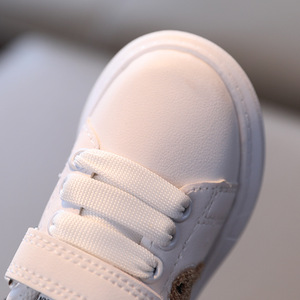 Sepatu beruang putih anak-anak, sneaker olahraga lari lembut bernafas Musim Semi dan Gugur 2025 - Product Image 4