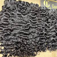 Lot de mèches de cheveux humains 16A Ondes d'eau birmanes, Ondes d'eau océaniques, Bouclées en spirale, Offre de mèches de cheveux vierges bruts vietnamiens