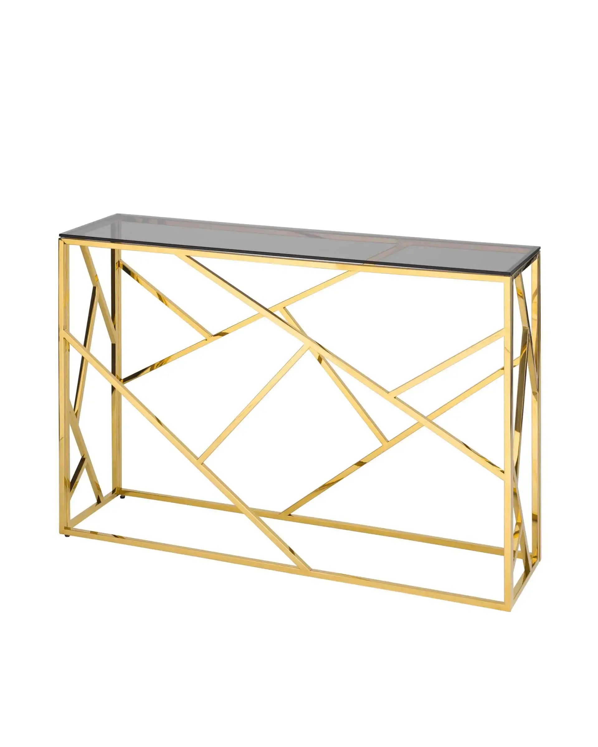 Оптовая продажа, Высококачественная рама из нержавеющей стали, консоль, стол для прихожей, стол для входного стола в золотом цвете