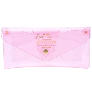 Student Pencil Case Pencil Bag Simple Large-capacity Stationery Box Transparent PVC for Men and Women Softback,pencil Bag CN;ZHE