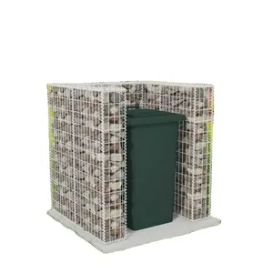 Легкая сборка, 1x0,3x1 м, габионные стеллажи для ограждения, сварная клетка, габионные коробки, цены, прямоугольная конструкция в Испании