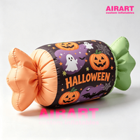 Bonbons gonflables géants publicitaires pour Halloween, jouets gonflables pour la décoration de portes et de festivals, ballons bonbons gonflables pour idées de fêtes