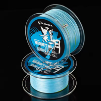 Ligne de pêche tressée multifilament ECOODA JOF PE X9 600m, résistance à l'abrasion et aux morsures, 2lb-100lb, 9 brins