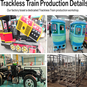 Trenino Turistico Elettrico Senza Binari <span class=keywords><strong>per</strong></span> Parchi Divertimento e Giri Panoramici, Produzione Cinese - Product Image 6
