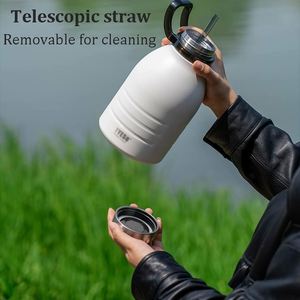 Portable Outdoor Hiking and Camping Sports Vacuum <b>Bottle</b> Double Stainless <b>Steel</b> Insulation Cup - Product Image 6