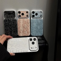Étui de téléphone professionnel de luxe en cuir de haute qualité pour iPhone 17 16 15 Pro Max, coque rigide antichoc