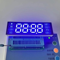 Affichage LED personnalisé, horloge à 4 chiffres, module LED, écrans LED personnalisés, lecteur audio, signalisation numérique