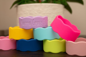 2.3cm chiều rộng 18cm chu vi chai ban nhạc Silicone tên ban nhạc cho chai chai nước nhãn tên thẻ cho bên thể thao - Product Image 5