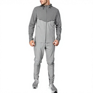 Conjunto de Chaqueta Cortavientos Impermeable para Hombre, con Cierre, Estampado, Grueso, para Invierno, al Aire Libre - Product Image 1