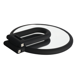 Espejo de maquillaje Flexible de doble cara, espejo de maquillaje de doble cara con aumento de 1x2x3x para coche, barato, venta al por mayor - Product Image 4