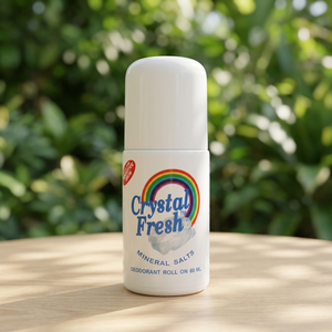 CRYSTAL FRESH Desodorante Antitranspirante Líquido Mineral en Roll-On de 60 ml RN-P060 Certificado ISO9001 ISO22716 OTOP Unisex - Product Image 1