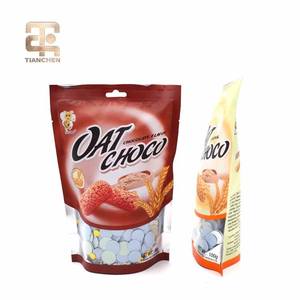 Sachet refermable alimentaire à fond plat, résistant à l'humidité, jetable, en PET/PE - Product Image 5