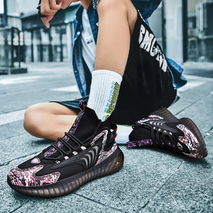 Zapatillas Deportivas Casuales Personalizadas para Hombre, Transpirables, Tejidas, Suaves, para Invierno, <span class=keywords><strong>de</strong></span> Moda, con Forro <span class=keywords><strong>de</strong></span> Malla - Product Image 4