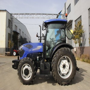High-efficiency 120HP 4x4 wheeled agricultural tractor for plowing and landscaping, strong power, cultivator-ready - Product Image 3