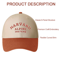 Casquette de baseball en coton à 6 panneaux bicolore sur mesure pour femme – Vente en gros, fabrication haut de gamme, distributeur B2B de couvre-chefs