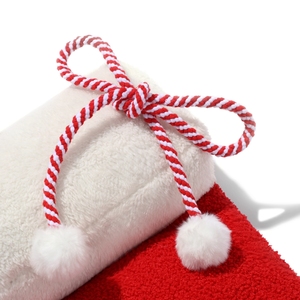 UFBemo, nueva cama navideña para mascotas, gato, cachorro, cueva, nido, calcetín, calentamiento suave, diseñador navideño, cama <span class=keywords><strong>de</strong></span> lujo para perros - Product Image 4