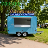 WECARE Remorque de Restauration Mobile : Bar, Cuisine, Café, Pizza, Glaces, Crêpes, Food Truck avec Cuisine Complète